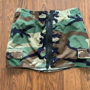 Camo skirt